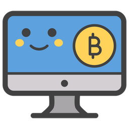 Smiley bitcoin  Icône