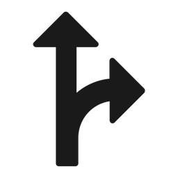 Crossroad arrow  Icon