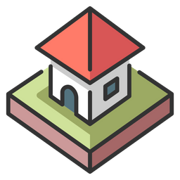 3D Haus  Symbol