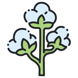 Flor de algodon  Icono