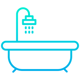 Badezimmer Badewanne  Symbol