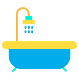 Badezimmer Badewanne  Symbol