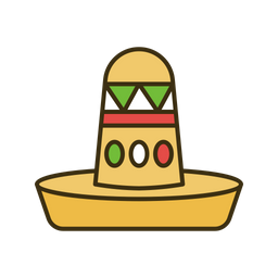 Mexican hat  Icon