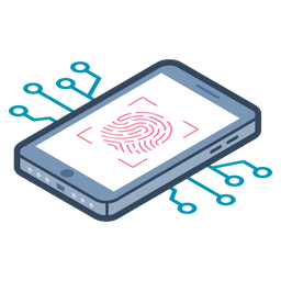 Biometric Technology Biometric Authorization Biometric Fingerprint Icon