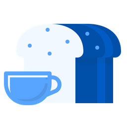 Coffee and bread  Icon