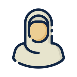 Female hijab  Icon