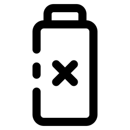 Akku leer  Symbol