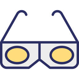 3D-Brille  Symbol