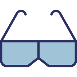 3D-Brille  Symbol