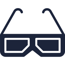 3D-Brille  Symbol