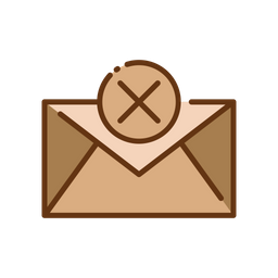 E-Mail löschen  Symbol