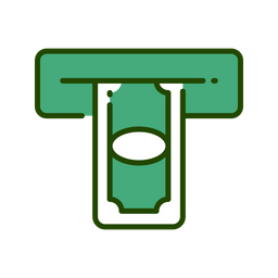 Geldautomat  Symbol