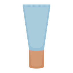 Creme in der Tube  Symbol