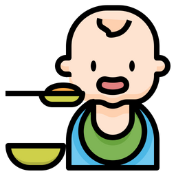 Baby eating  Icon