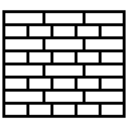 Ziegelwand  Symbol