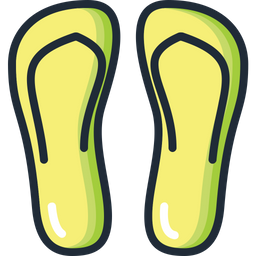 Sandálias de dedo  Ícone