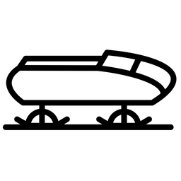 Schneemotorrad  Symbol