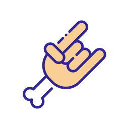 Rock hand  Icon