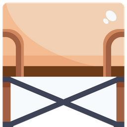 Canvas chair  Icon