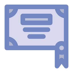 Certificate  Icon