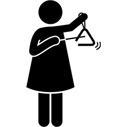 Dreieck musik  Symbol