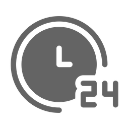 24 hours support  Icon