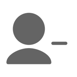 Delete user  Icon