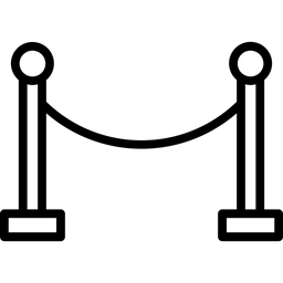 Absperrseil  Symbol