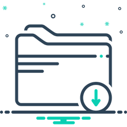 Dossier de téléchargement  Icône