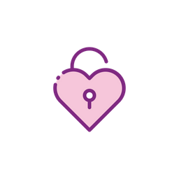 Padlock Love  Icon