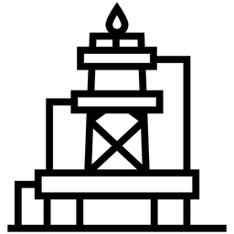 Bohrinsel  Symbol