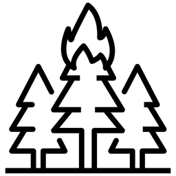 Waldbrand  Symbol