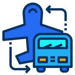 Servicio de transporte al aeropuerto  Icono