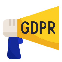 GDPR 발표  아이콘