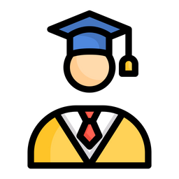 Male Student  Icon