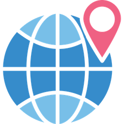 Global Location Global Positioning System Globe And Pointer Icon