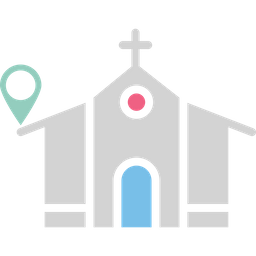 Localização da igreja  Ícone