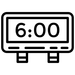 Digitaler Alarm  Symbol