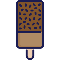 아이스크림 달콤함 초콜릿칩 아이콘