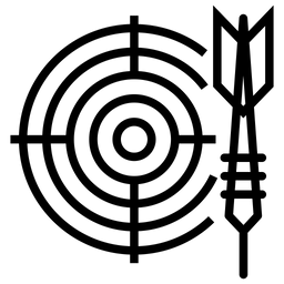 Dartscheibe  Symbol