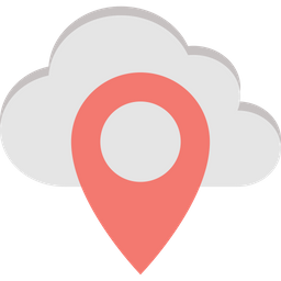 Cloud location  Icon