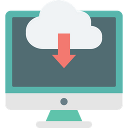 Cloud download  Icon