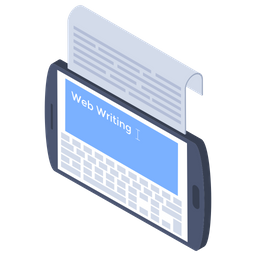 Copywriting Content Writing Typewriter Icon