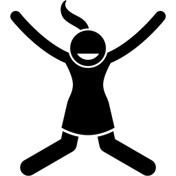 Springen  Symbol