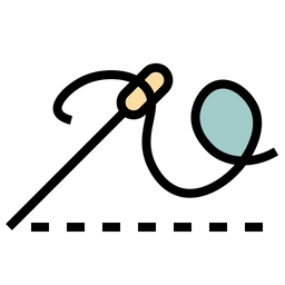 Agulha de costura manual  Ícone