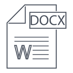 Docx-Datei  Symbol