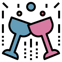 Cocktailparty  Symbol