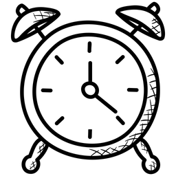 Analoger Uhr-Vektor  Symbol