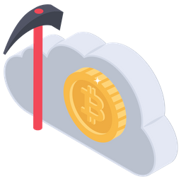 Bitcoin Cloud Mining  Icon