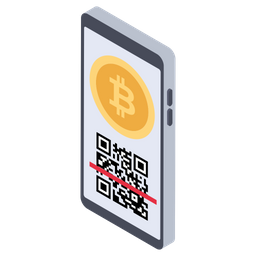 Bitcoin Scanning  Icon